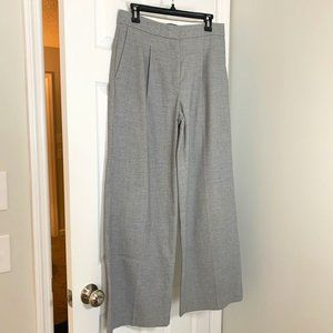 Ann Taylor Grey Wool-Blend Trousers | Size 6 Regular